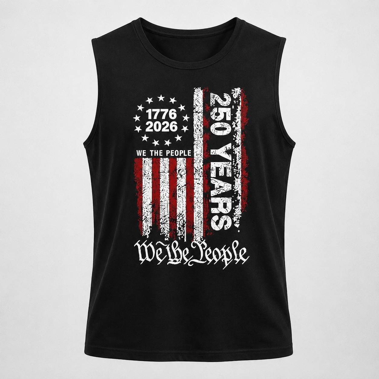 USA 250th Anniversary Semiquincentennial - 1776-2026 We The People Patriotic Tank Top
