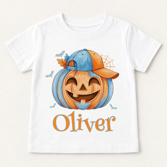 Custom Name First Halloween Boy Comfort Color Youth Shirt