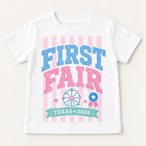 First Fair Kids Texas 2026 Comfort Color Shirt