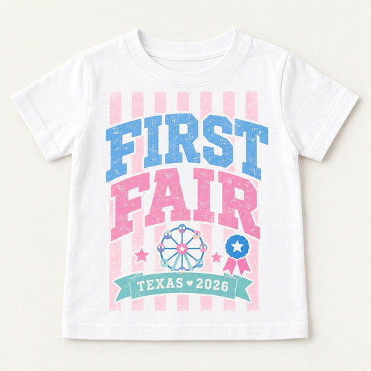 First Fair Kids Texas 2026 Comfort Color Shirt