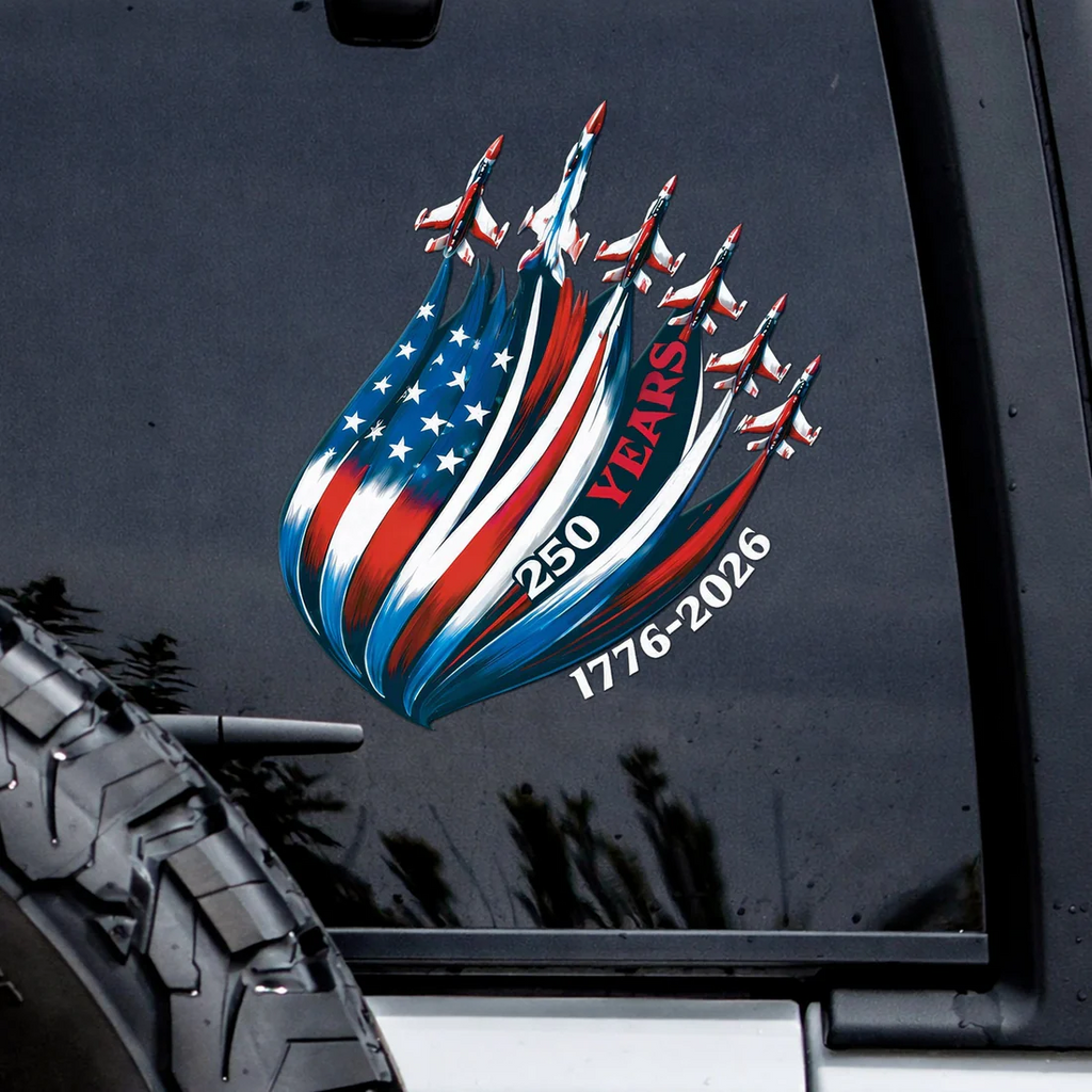 🔥 LIMITED TIME OFFER – 250th Anniversary Golden Eagle Patriotic Decal
