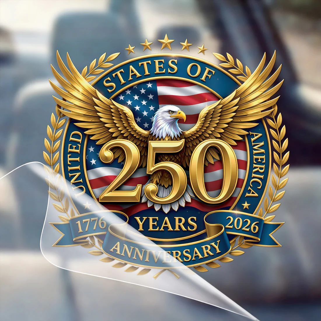 🔥 LIMITED TIME OFFER – 250th Anniversary Decal Eagle Patriotic