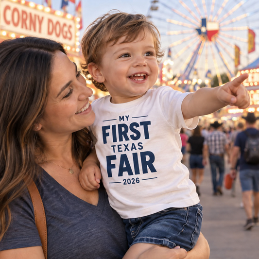 First Fair Kids Comfort Color Shirt State Fair Of Texas 2026