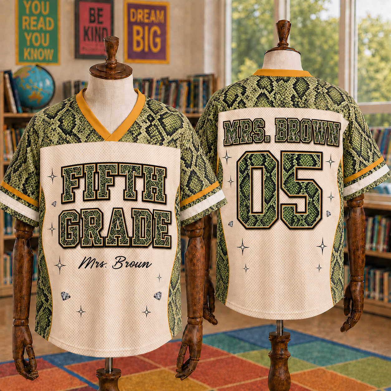 Friends Custom Animal Mesh Jersey - Python
