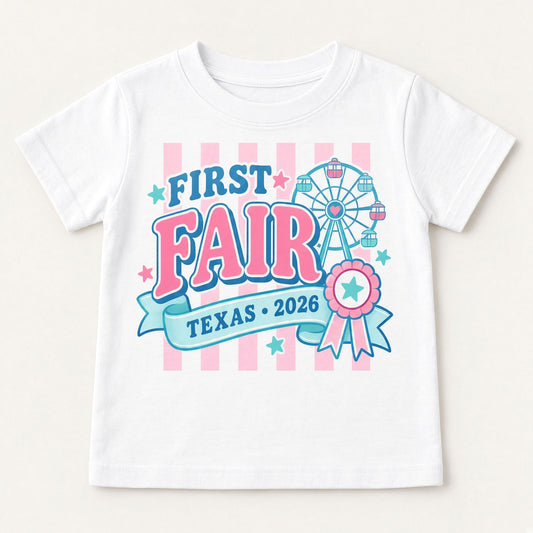 First Fair Kids Texas 2026 Comfort Color Shirt