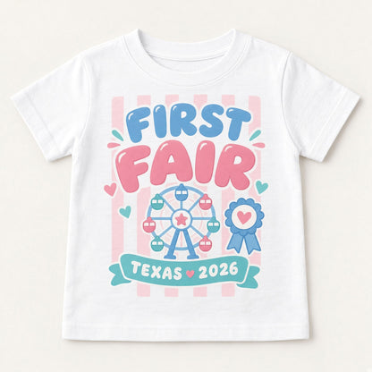 First Fair Kids Texas 2026 Comfort Color Shirt