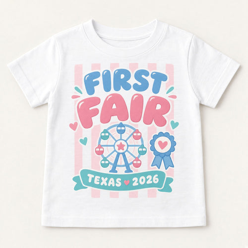 First Fair Kids Texas 2026 Comfort Color Shirt