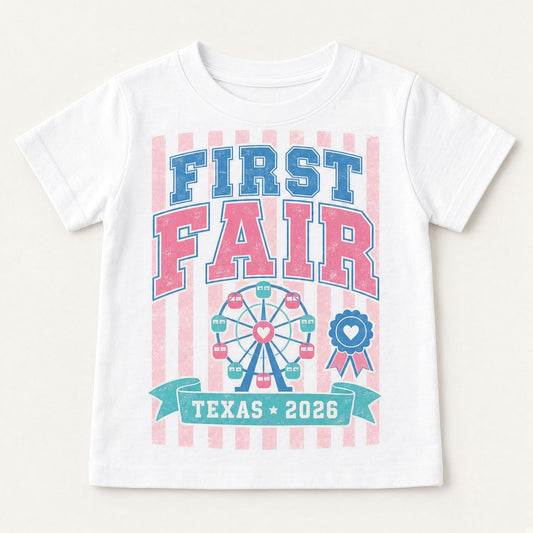 First Fair Kids Texas 2026 Comfort Color Shirt