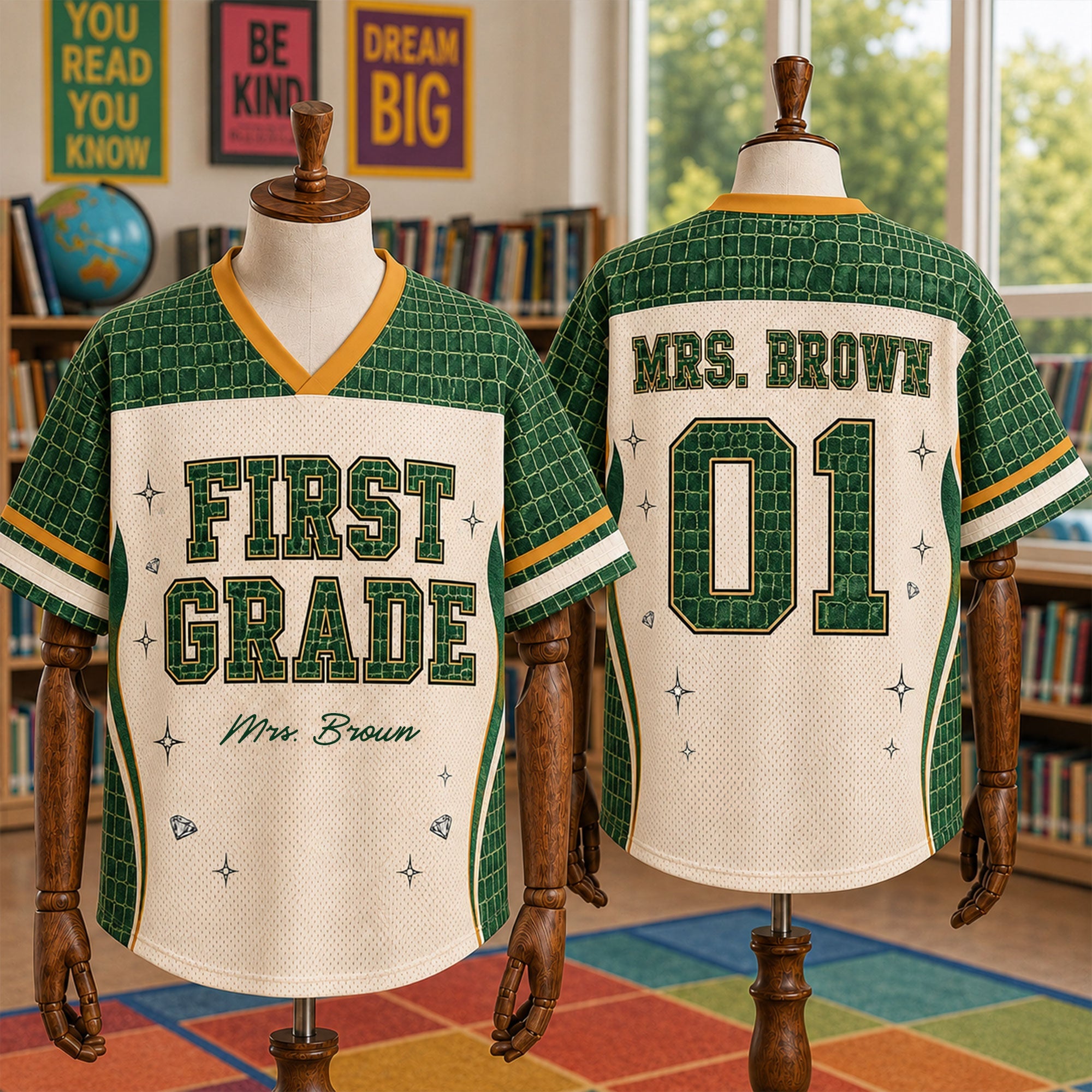 Custom Gators Mascot Animal Mesh Jersey, Game Day Spirit Week Jersey