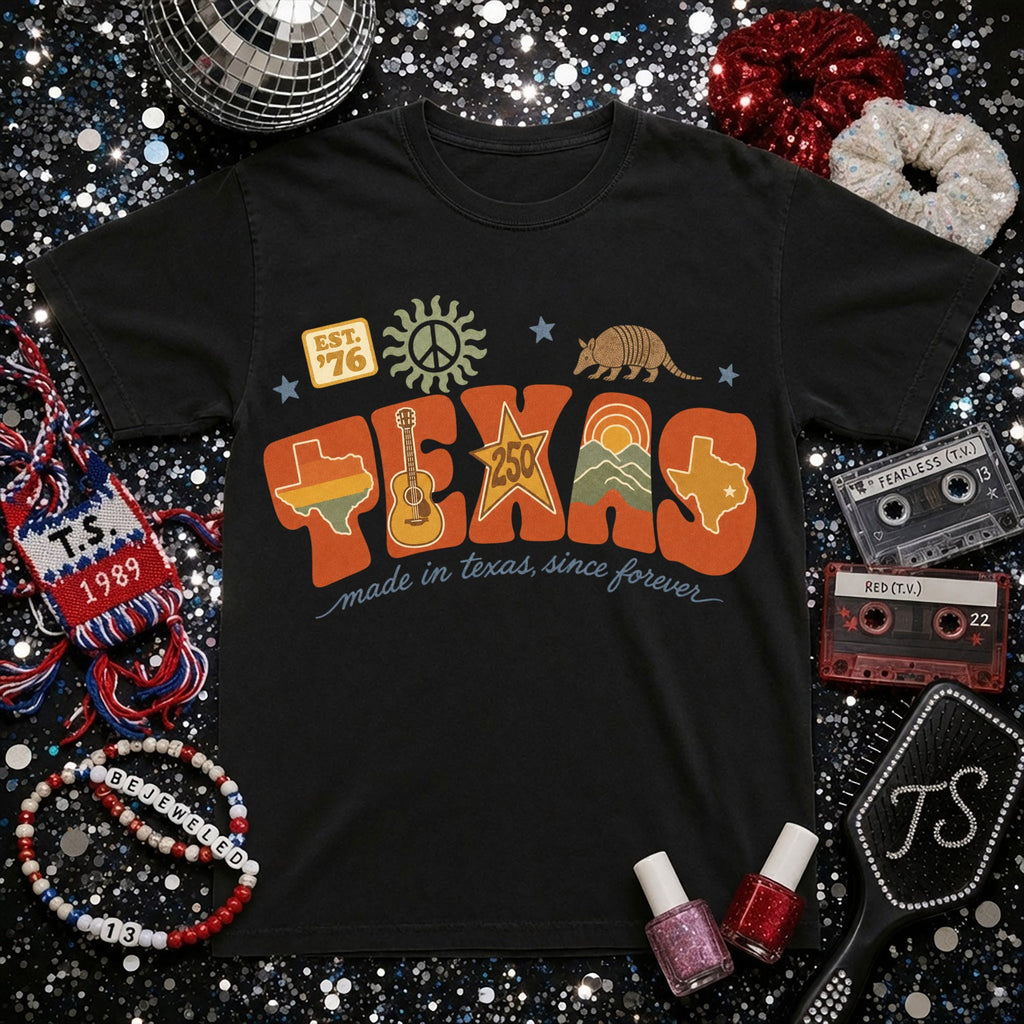 Texas est 76, America Semiquincentennial Comfort Colors Shirt