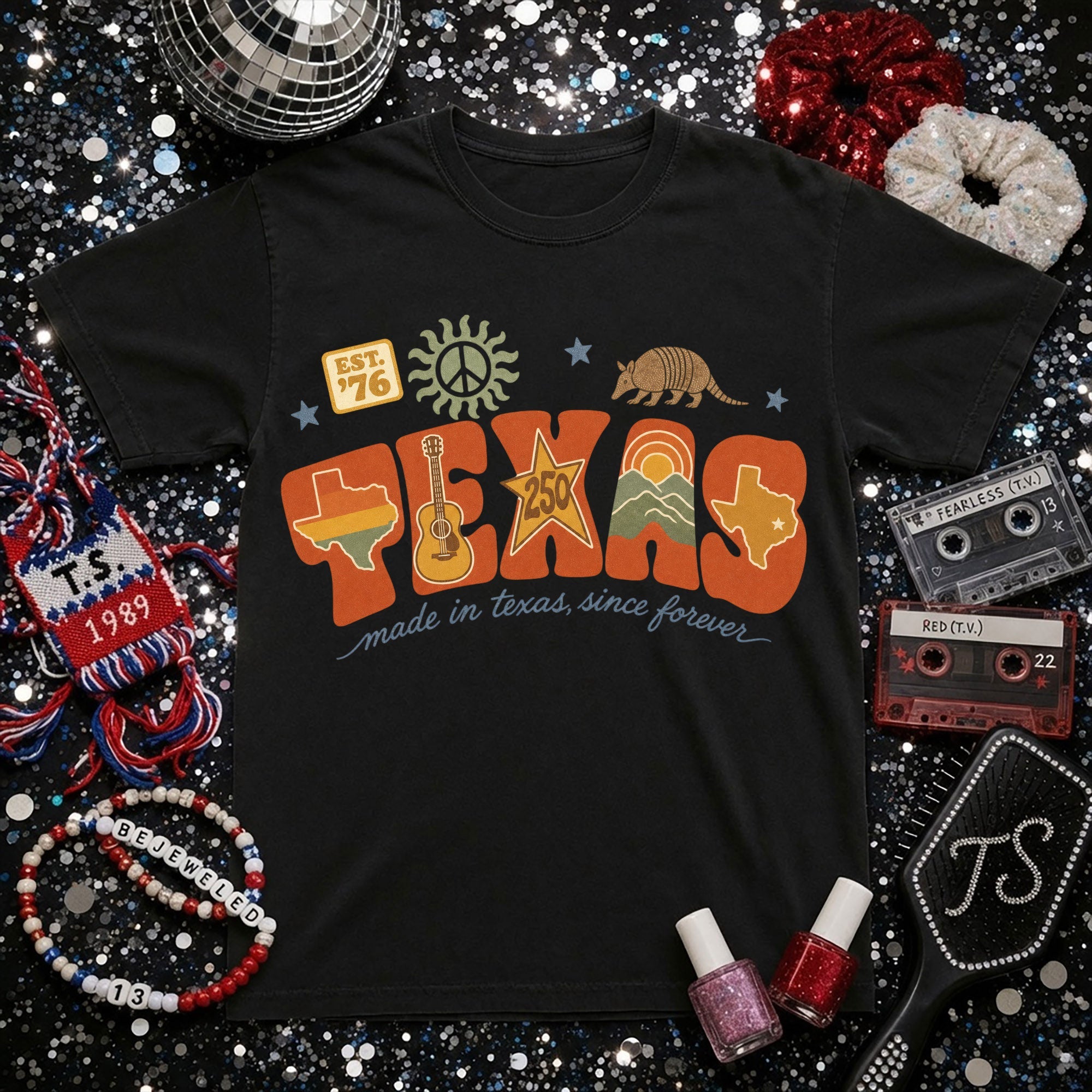 Texas est 76, America Semiquincentennial Comfort Colors Shirt