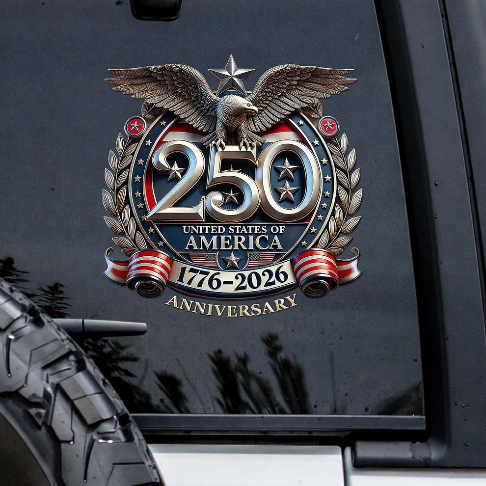🔥 LIMITED TIME OFFER – 250th Anniversary Decal Eagle Patriotic