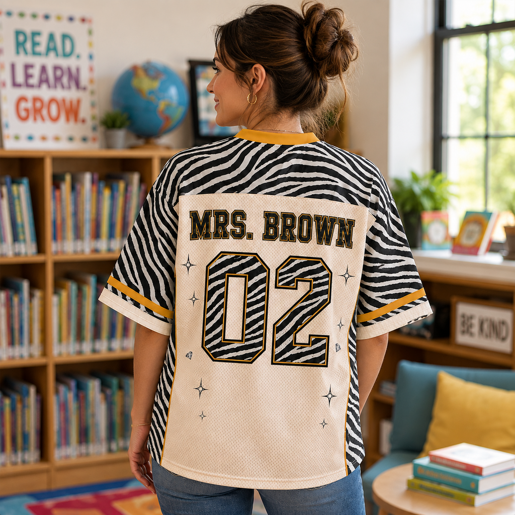 Custom Animal Safari Mesh Jersey, Wild Jungle Classroom Jersey