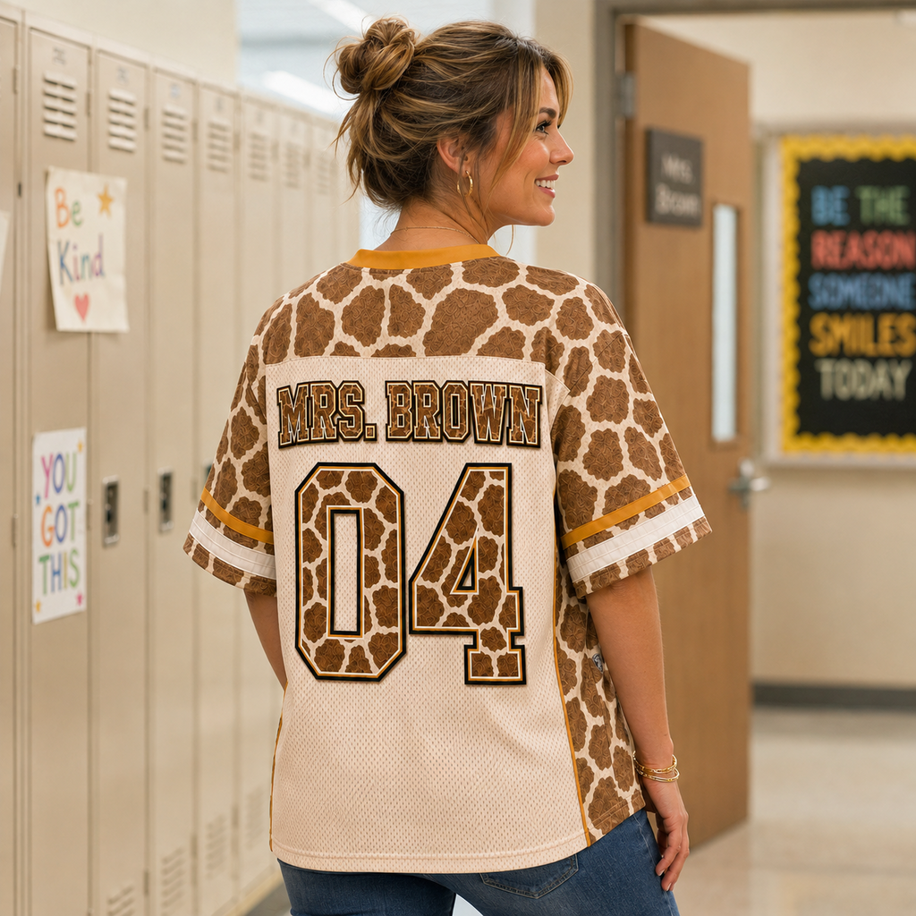 Custom Animal Safari Mesh Jersey, Wild Jungle Classroom Jersey