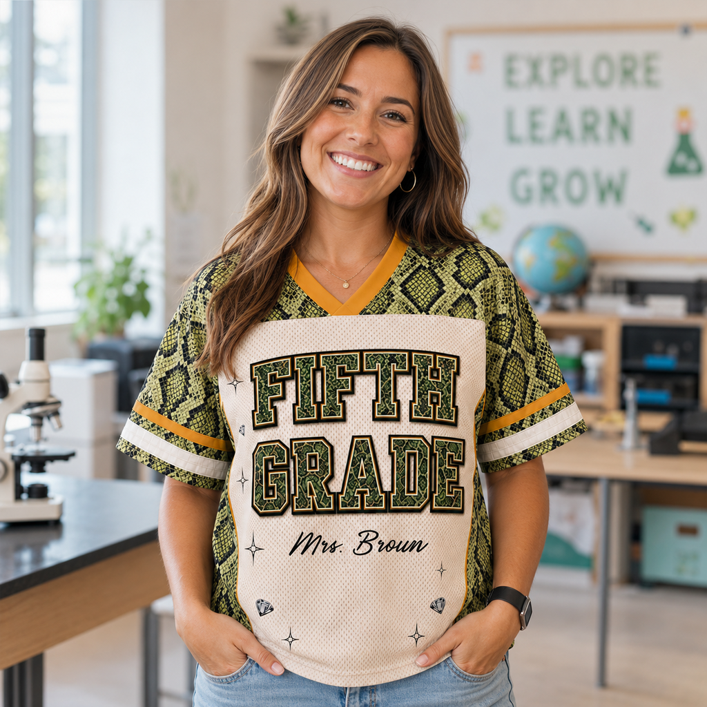 Custom Animal Safari Mesh Jersey, Wild Jungle Classroom Jersey