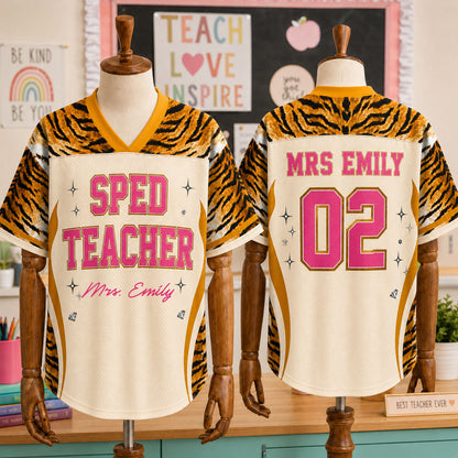 Friends Custom Animal Mesh Jersey - Tiger