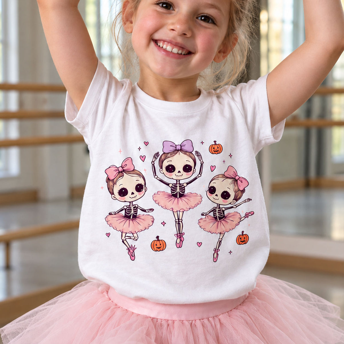 Ballerina Halloween Comfort Color Youth Shirt